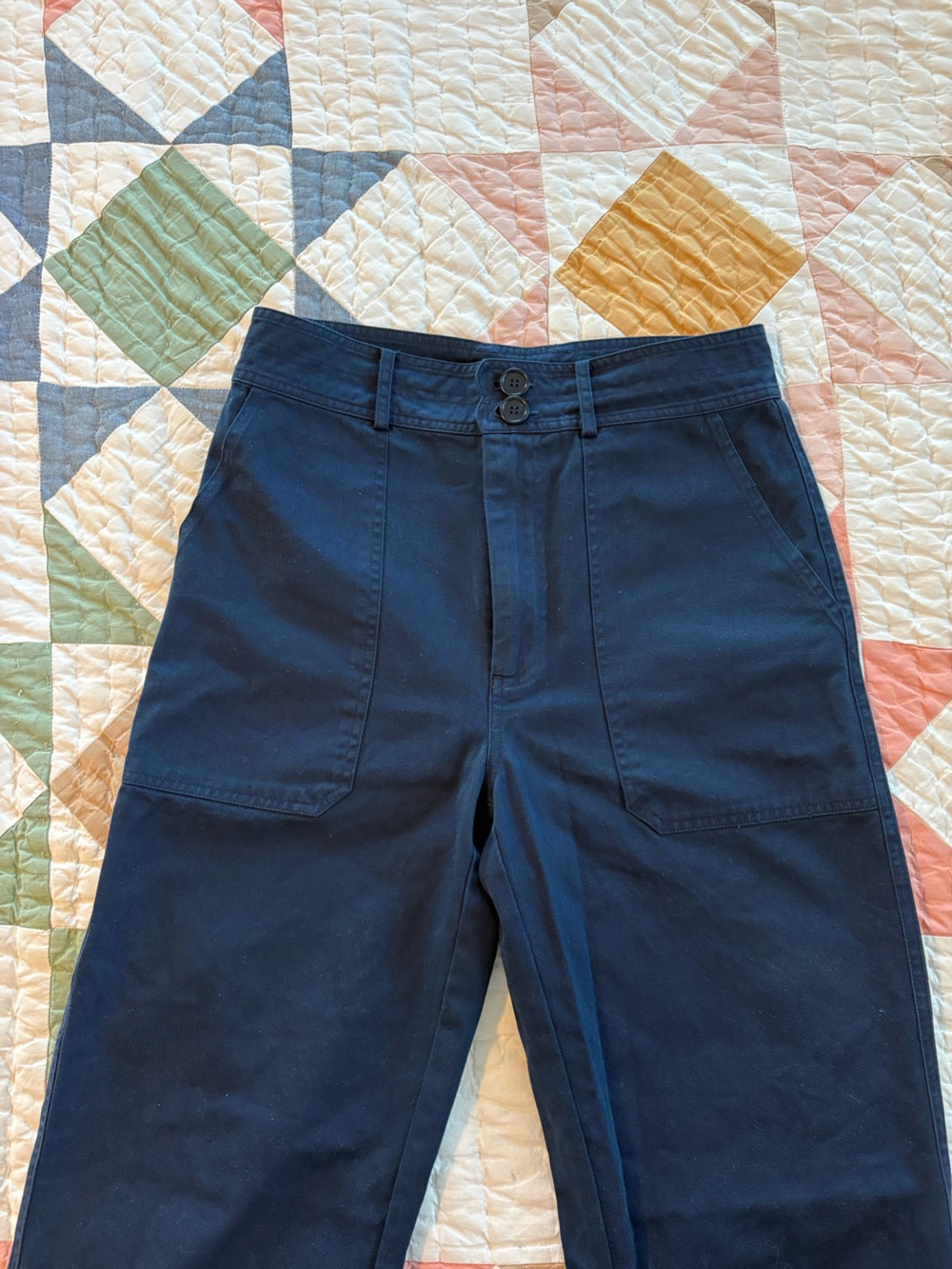 NWOT Apiece Apart Wide Leg 100% Cotton Pants Full Length